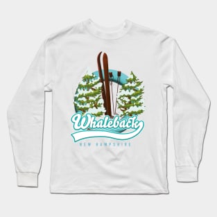 Whaleback New Hampshire retro ski logo Long Sleeve T-Shirt